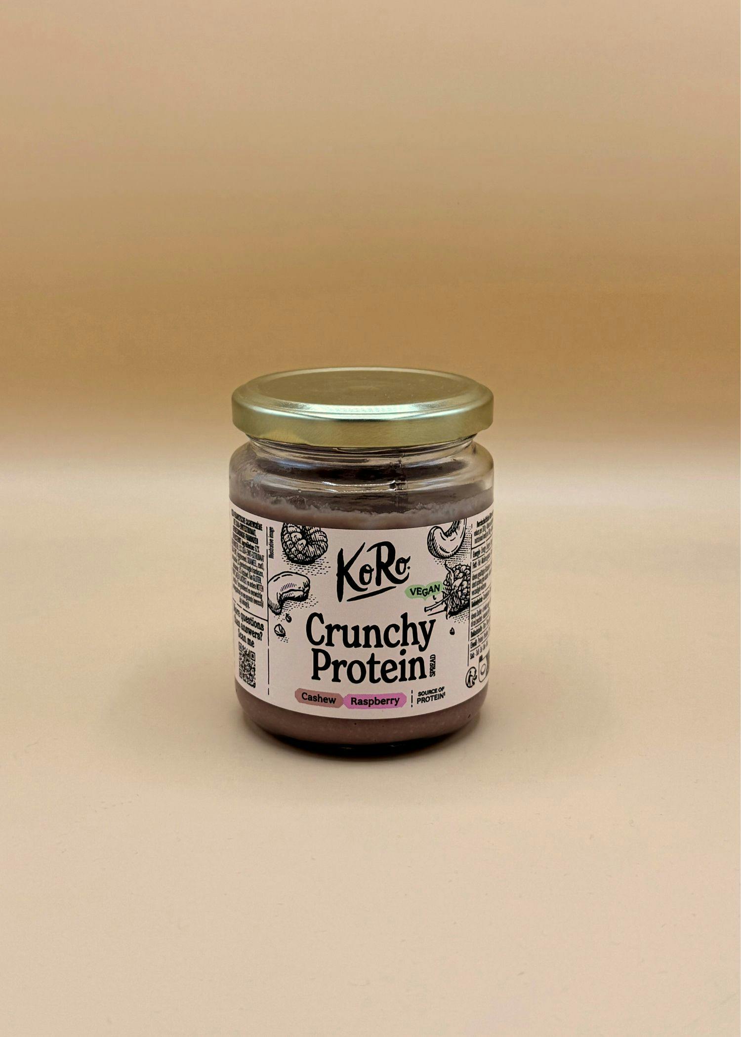 Vegan cashew & raspberry protein spread 200g